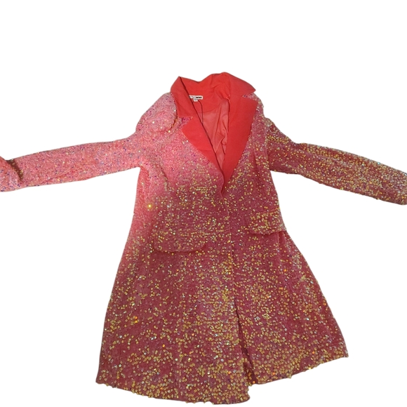 Dresses & Skirts - Sequin Pink Blazer Dress